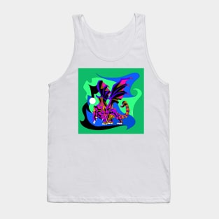 kaiju manticore ecopop monster art Tank Top